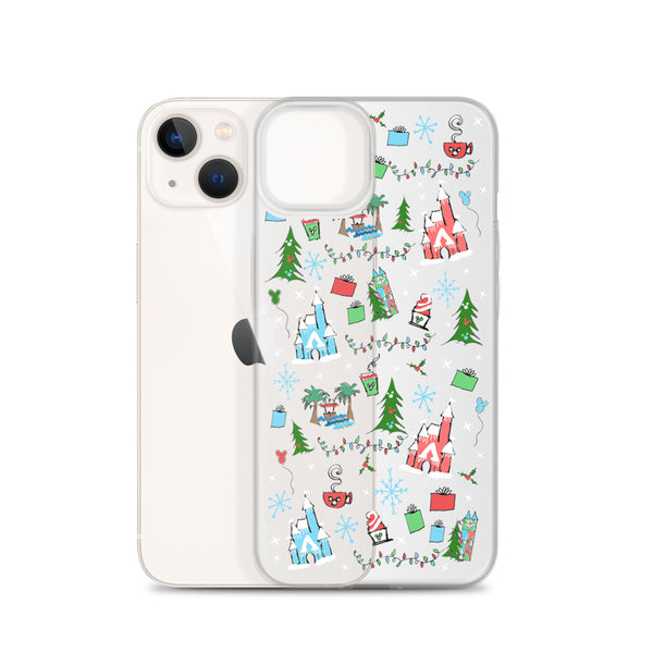 Disney Christmas iPhone Oh What Fun at Disney for the Holidays Disney iPhone Case