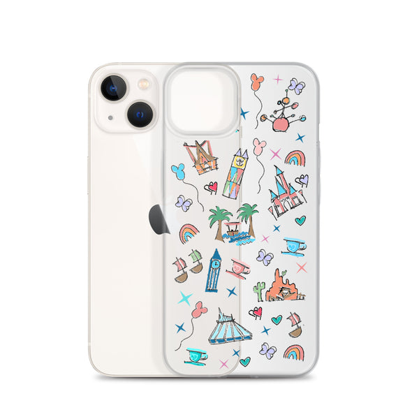 Disneyland iPhone Case California Dreamin'  Disney Inspired Icon iPhone Case