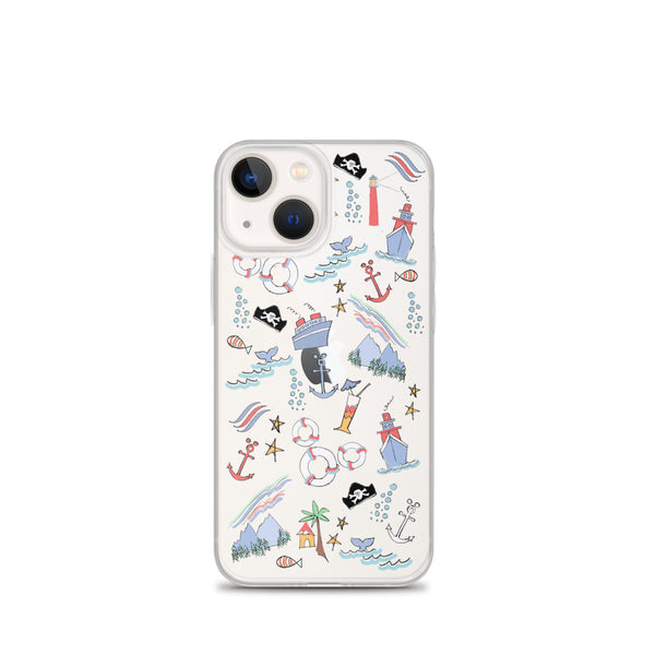 Disney Cruise Line iPhone Case Sail Away with Me Disney Cruise Sketch Disney iPhone Case