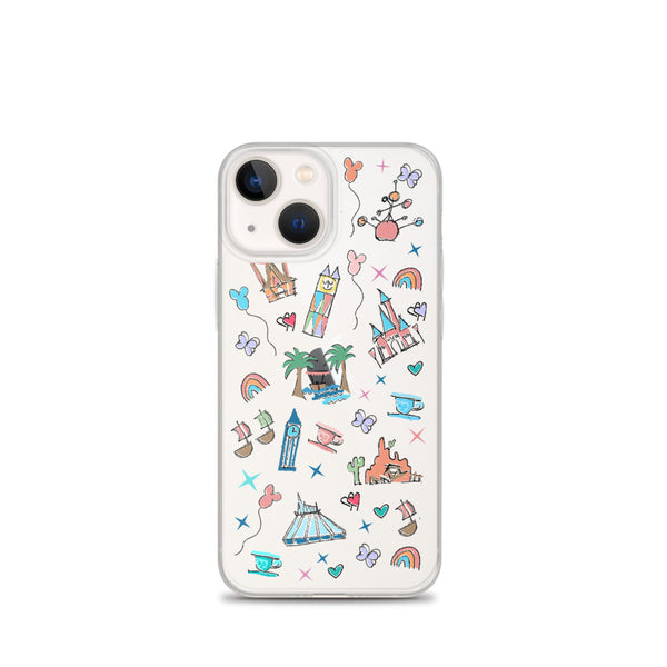 Disneyland iPhone Case California Dreamin'  Disney Inspired Icon iPhone Case