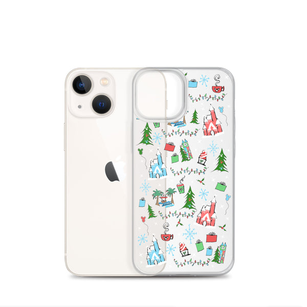 Disney Christmas iPhone Oh What Fun at Disney for the Holidays Disney iPhone Case