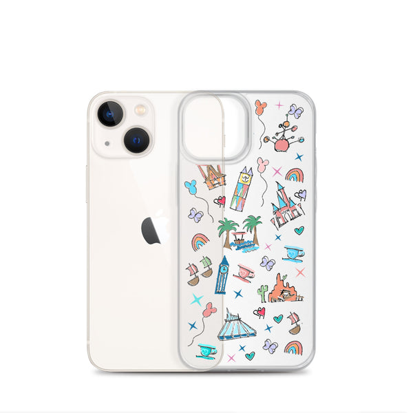 Disneyland iPhone Case California Dreamin'  Disney Inspired Icon iPhone Case