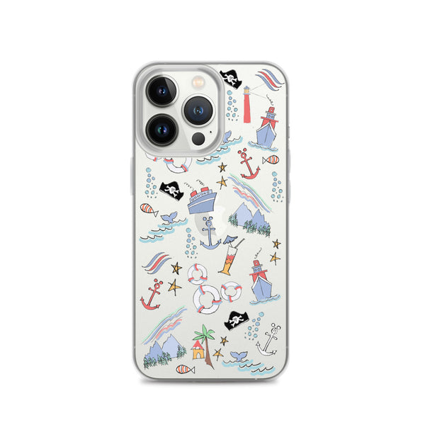 Disney Cruise Line iPhone Case Sail Away with Me Disney Cruise Sketch Disney iPhone Case