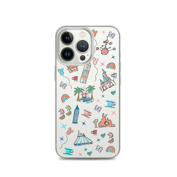 Disneyland iPhone Case California Dreamin'  Disney Inspired Icon iPhone Case