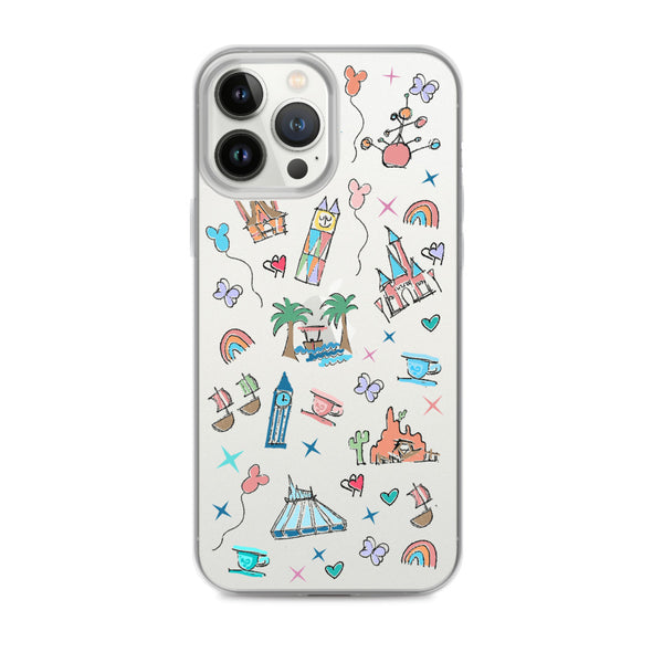 Disneyland iPhone Case California Dreamin'  Disney Inspired Icon iPhone Case