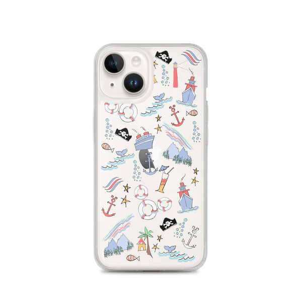 Disney Cruise Line iPhone Case Sail Away with Me Disney Cruise Sketch Disney iPhone Case