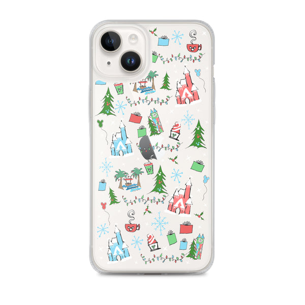 Disney Christmas iPhone Oh What Fun at Disney for the Holidays Disney iPhone Case