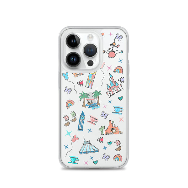 Disneyland iPhone Case California Dreamin'  Disney Inspired Icon iPhone Case