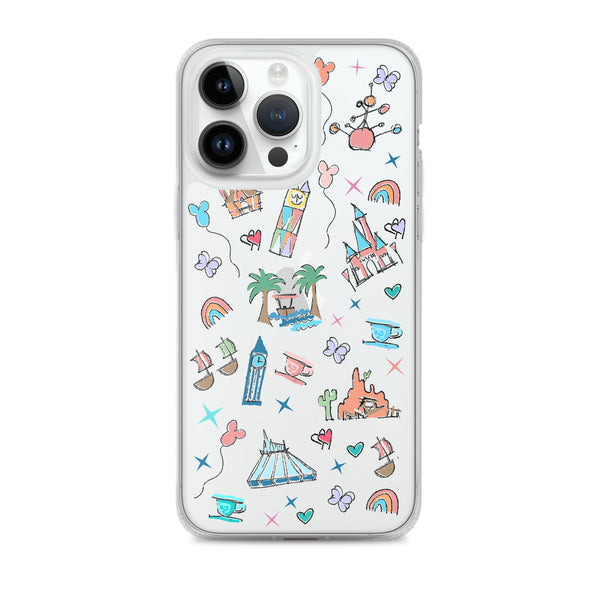 Disneyland iPhone Case California Dreamin'  Disney Inspired Icon iPhone Case