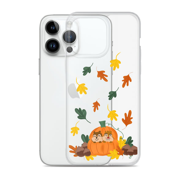 Chip and Dale Fall Pumpkin Disney Halloween  iPhone Case