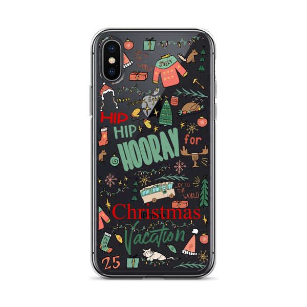 Christmas Vacation iPhone Case Hip Hip Hooray for Christmas Vacation Griswold Family Christmas iPhone Case