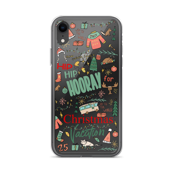 Christmas Vacation iPhone Case Hip Hip Hooray for Christmas Vacation Griswold Family Christmas iPhone Case
