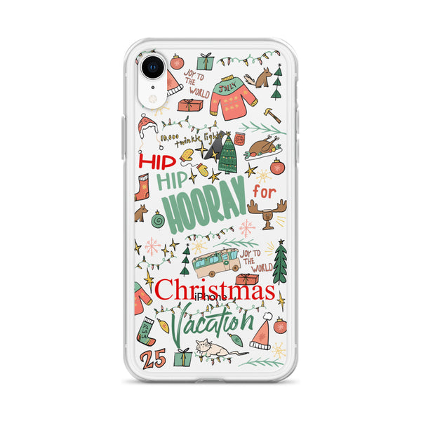 Christmas Vacation iPhone Case Hip Hip Hooray for Christmas Vacation Griswold Family Christmas iPhone Case