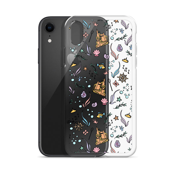 Little Mermaid Phone Case Disney iPhone Mermaid Castle Flounder Seashell iPhone Case