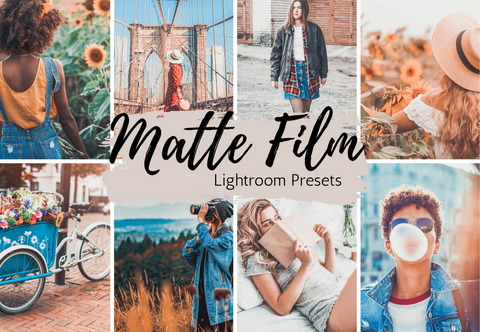 Matte Film Preset 90s aesthetic 5 Lightroom Mobile Presets