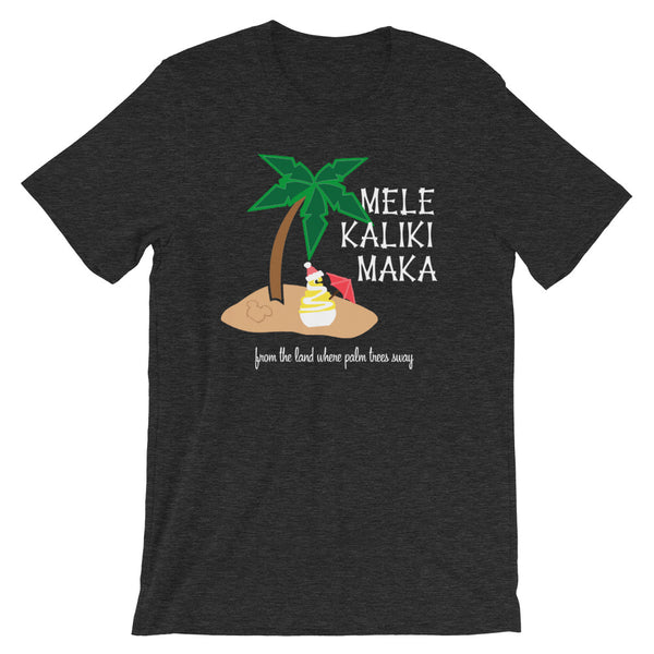 Dole Whip Melekalikimaka Hawaiian Christmas Shirt Short-Sleeve Unisex T-Shirt