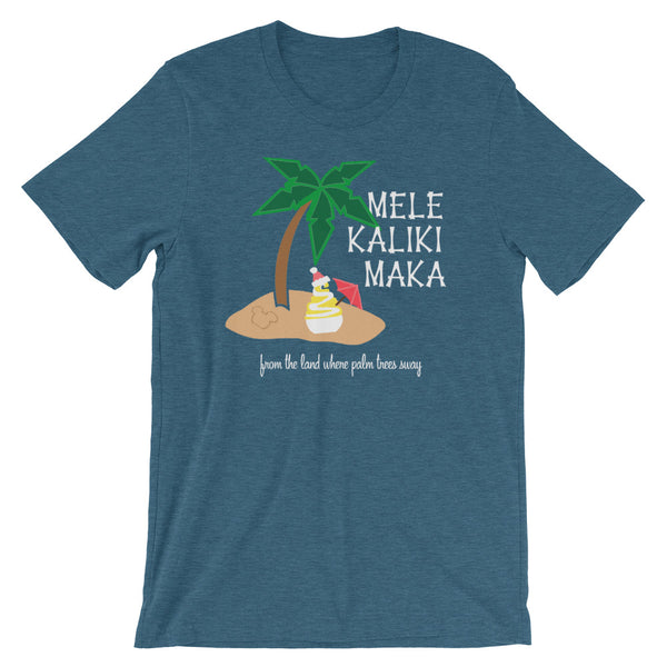 Dole Whip Melekalikimaka Hawaiian Christmas Shirt Short-Sleeve Unisex T-Shirt