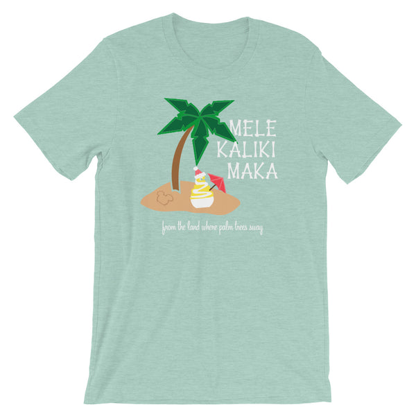 Dole Whip Melekalikimaka Hawaiian Christmas Shirt Short-Sleeve Unisex T-Shirt