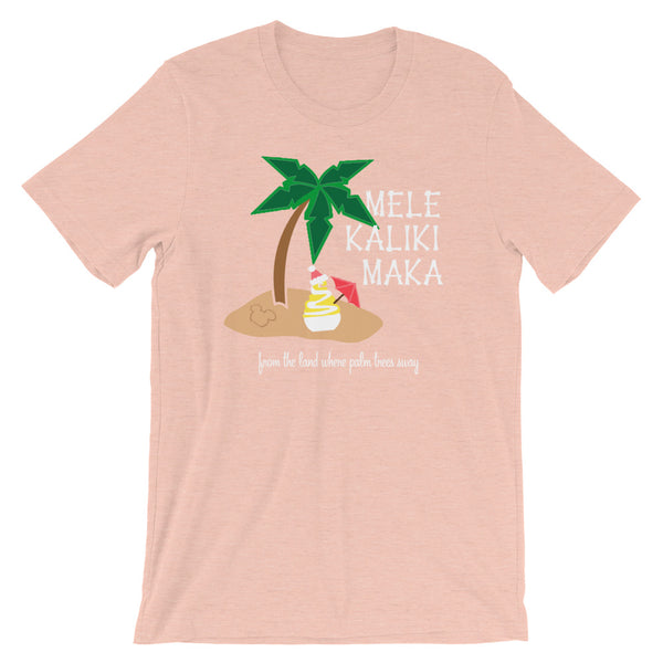 Dole Whip Melekalikimaka Hawaiian Christmas Shirt Short-Sleeve Unisex T-Shirt