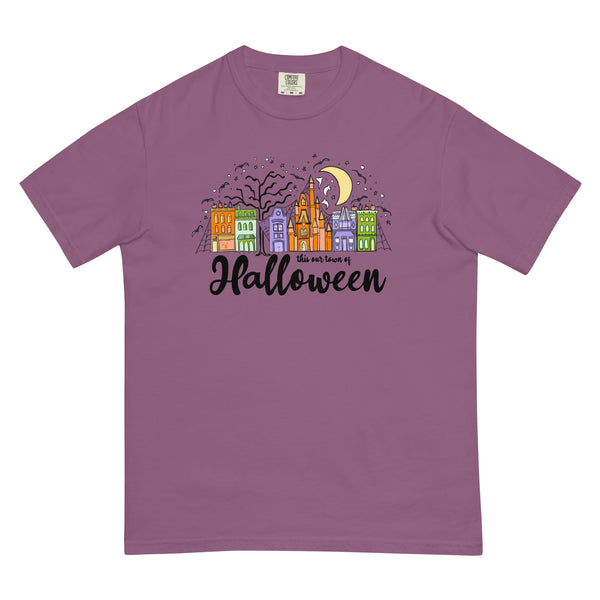 Main Street Halloween COMFORT COLORS T-Shirt Disney Halloween Shirt This our Town Comfort Colors T-Shirt