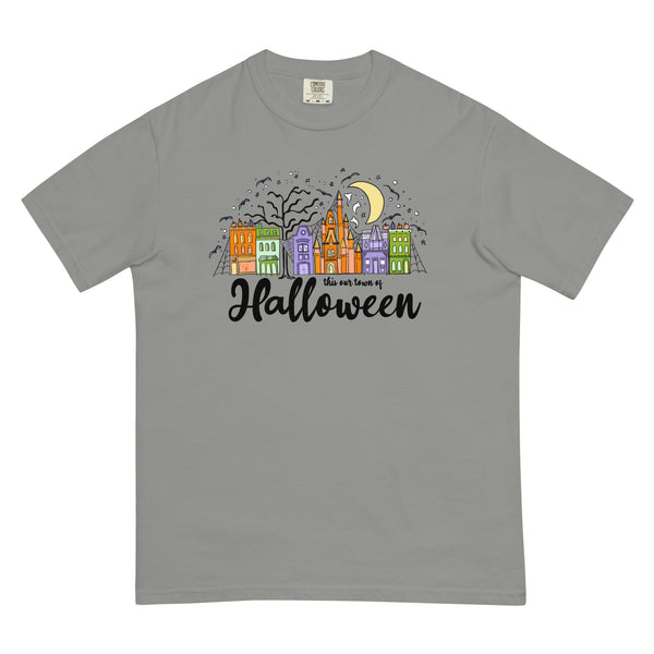 Main Street Halloween COMFORT COLORS T-Shirt Disney Halloween Shirt This our Town Comfort Colors T-Shirt