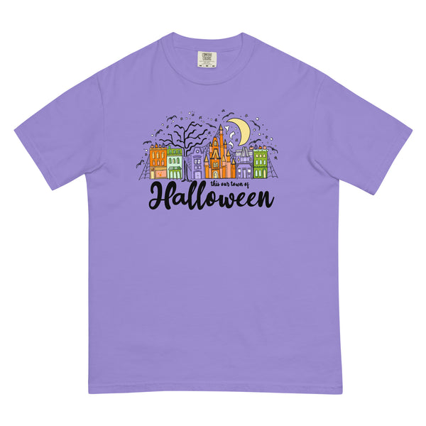 Main Street Halloween COMFORT COLORS T-Shirt Disney Halloween Shirt This our Town Comfort Colors T-Shirt