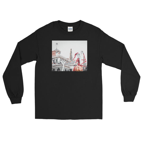 Nightmare before Christmas Photo Shirt Jack Skellington Disneyland Men’s Long Sleeve Shirt