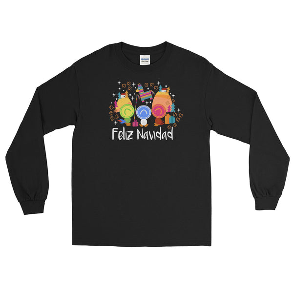 Three Caballeros Christmas Long Sleeve Shirt Disney 3 Caballeros Feliz Navidad Long Sleeve Shirt