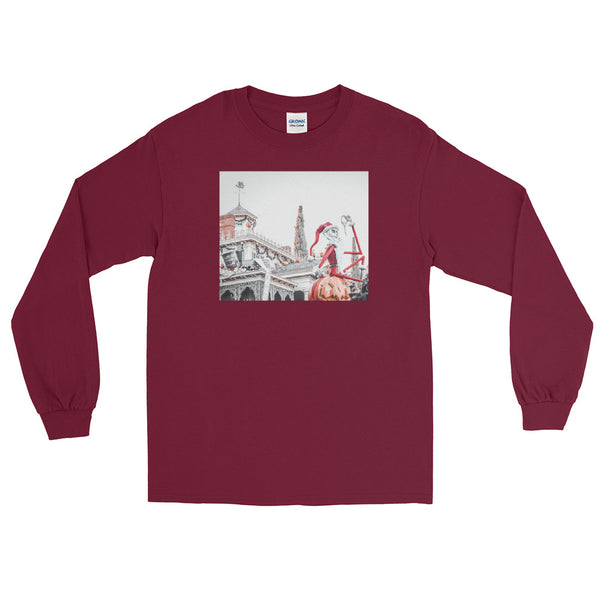 Nightmare before Christmas Photo Shirt Jack Skellington Disneyland Men’s Long Sleeve Shirt