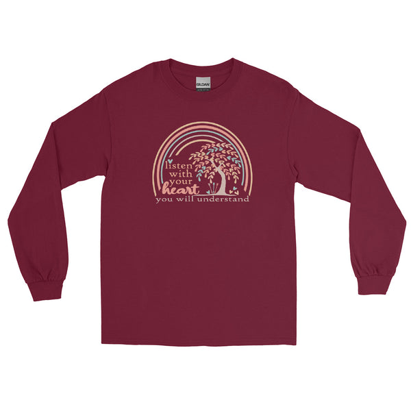 Pocahontas Grandma Willow Long Sleeve Shirt Listen with your Heart Disney Long Sleeve Shirt
