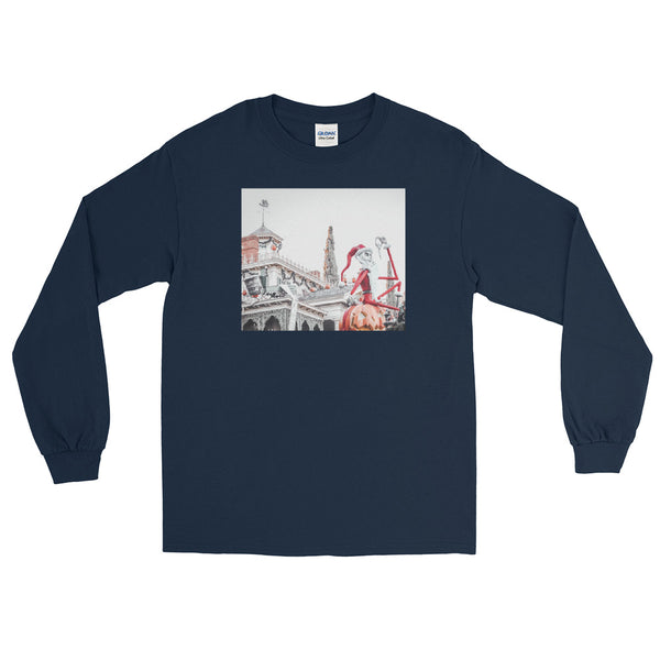 Nightmare before Christmas Photo Shirt Jack Skellington Disneyland Men’s Long Sleeve Shirt