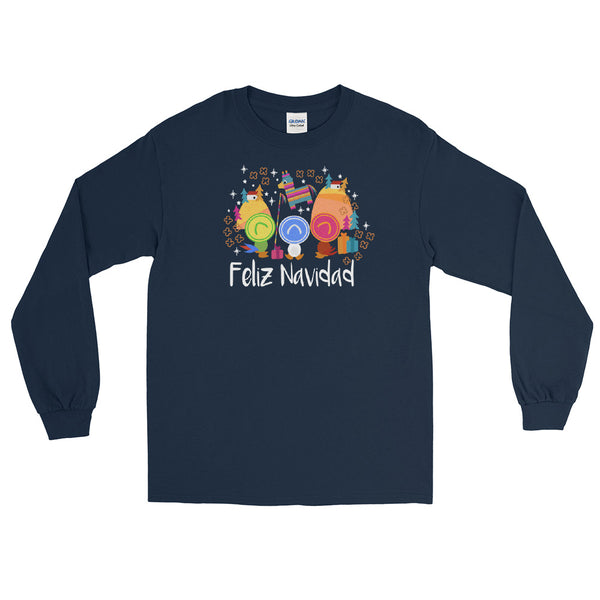 Three Caballeros Christmas Long Sleeve Shirt Disney 3 Caballeros Feliz Navidad Long Sleeve Shirt