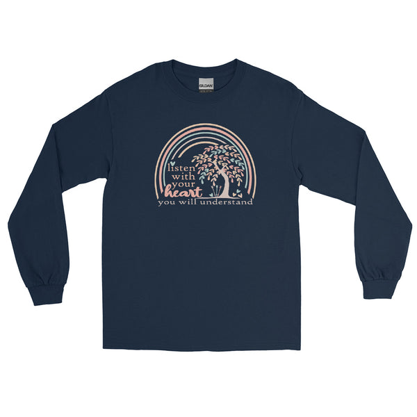 Pocahontas Grandma Willow Long Sleeve Shirt Listen with your Heart Disney Long Sleeve Shirt