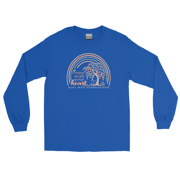 Pocahontas Grandma Willow Long Sleeve Shirt Listen with your Heart Disney Long Sleeve Shirt