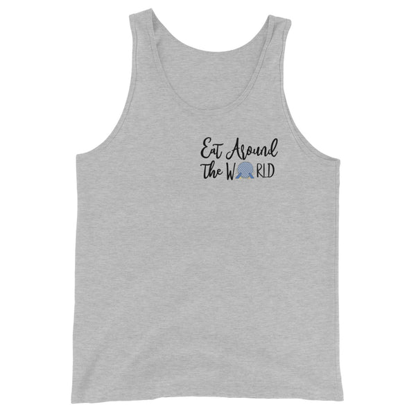 Epcot Around the World Unisex Tank Top Disney Food and Wine Festival Eat Around the World Showcase Unisex Tank Top