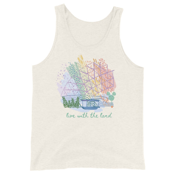 Living with the Land Unisex Tank Top Epcot Park Walt Disney World Unisex Tank Top