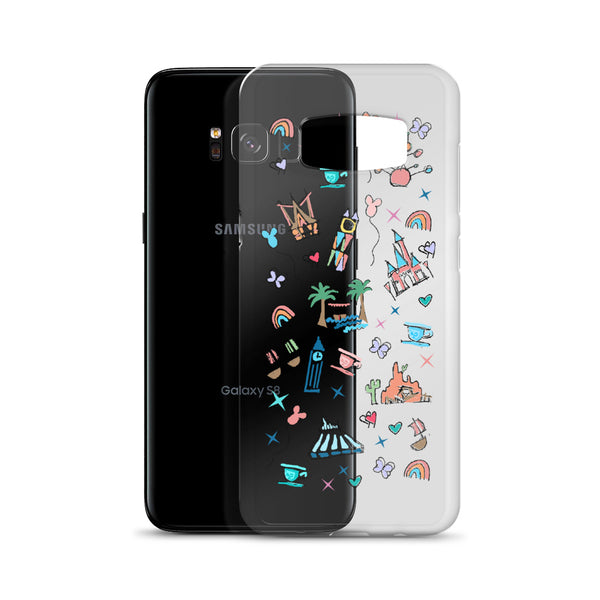 Disneyland Samsung Case California Dreamin'  Disney Inspired Icon Samsung Case