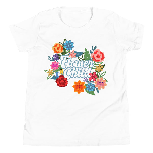 Flower Child Kids T-Shirt Alice Flower and Garden Disney Kids T-shirt