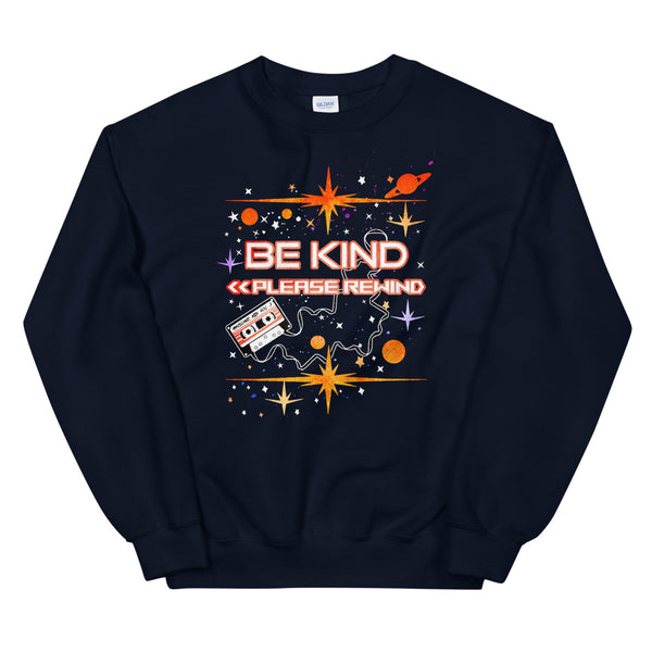 Guardians of the Galaxy Sweatshirt Be Kind Please Rewind Disney Marvel Unisex Crew Sweatshirt