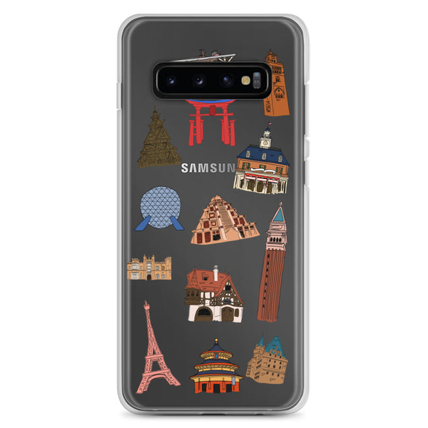 Epcot World Showcase Hello World Samsung Case