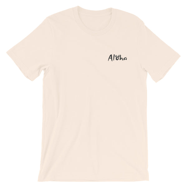 Aloha Hawaiian Hidden Mickey Embroidered Unisex T-Shirt