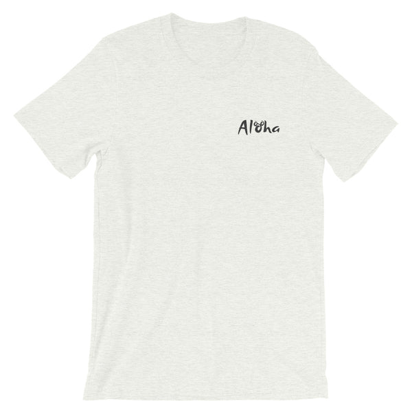 Aloha Hawaiian Hidden Mickey Embroidered Unisex T-Shirt
