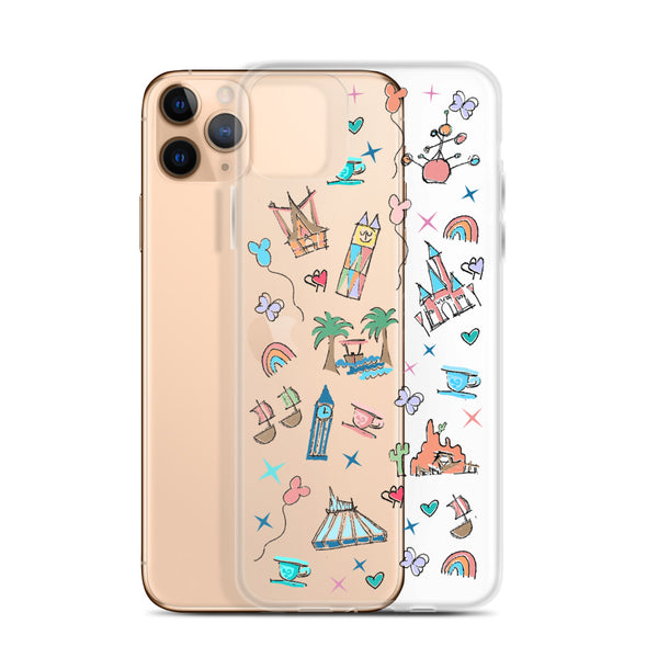 Disneyland iPhone Case California Dreamin'  Disney Inspired Icon iPhone Case