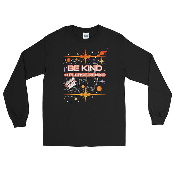 Guardians of the Galaxy Long Sleeve Shirt Be Kind Please Rewind Disney Marvel Unisex Long Sleeve Shirt