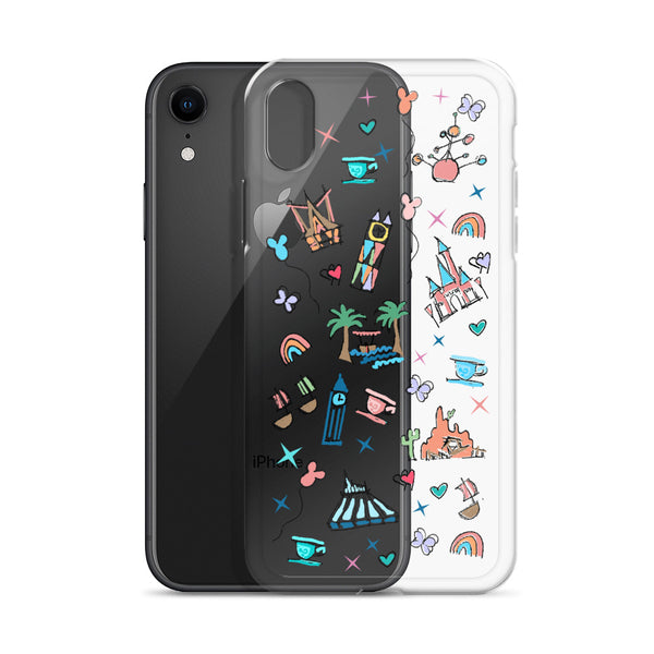 Disneyland iPhone Case California Dreamin'  Disney Inspired Icon iPhone Case