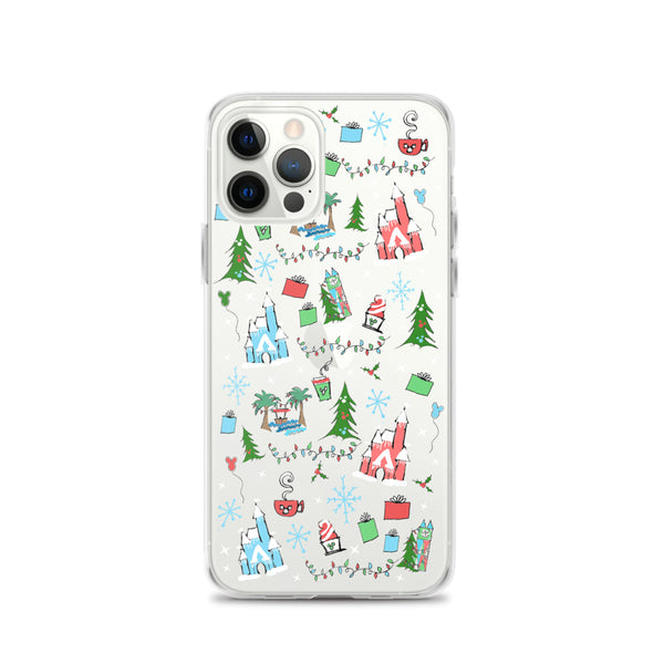 Disney Christmas iPhone Oh What Fun at Disney for the Holidays Disney iPhone Case