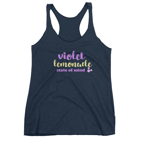Violet Lemonade Flower and Garden Festival Epcot Women's Racerback Tank