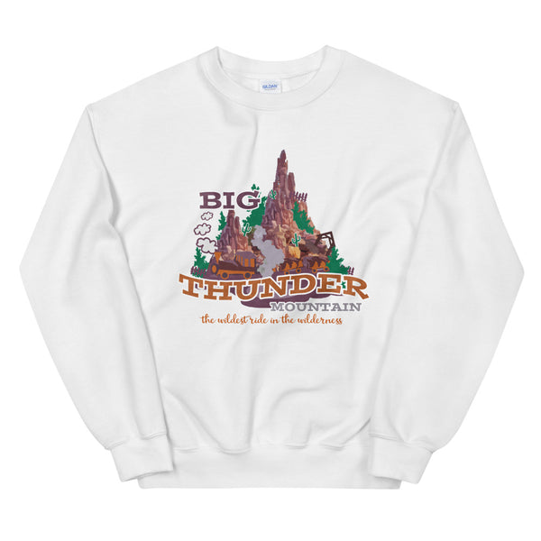 Big Thunder Mountain Sweatshirt Disney Shirt Disney Railroad Disney Mountains Shirt Frontierland Disney Sweatshirt