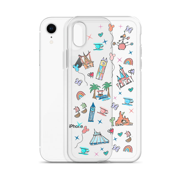 Disneyland iPhone Case California Dreamin'  Disney Inspired Icon iPhone Case