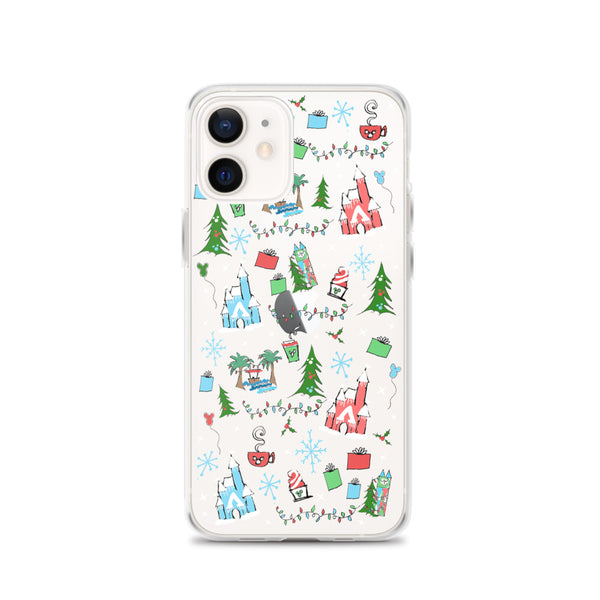 Disney Christmas iPhone Oh What Fun at Disney for the Holidays Disney iPhone Case